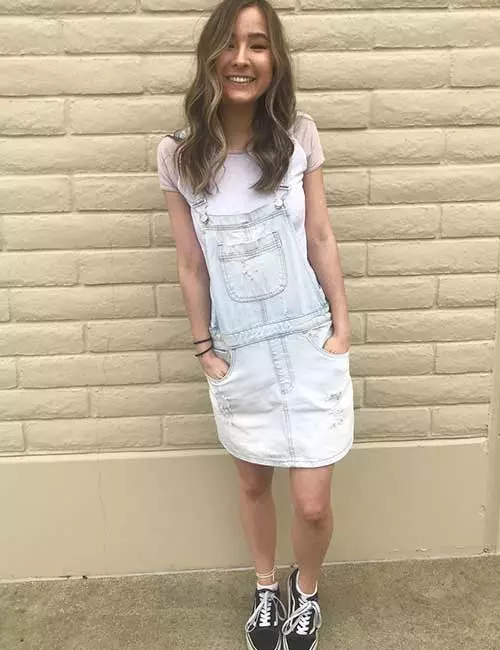 Overall Outfit Ideas - Overall Skirt Dress