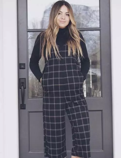 Overall Outfit Ideas - Striped Overall Dress