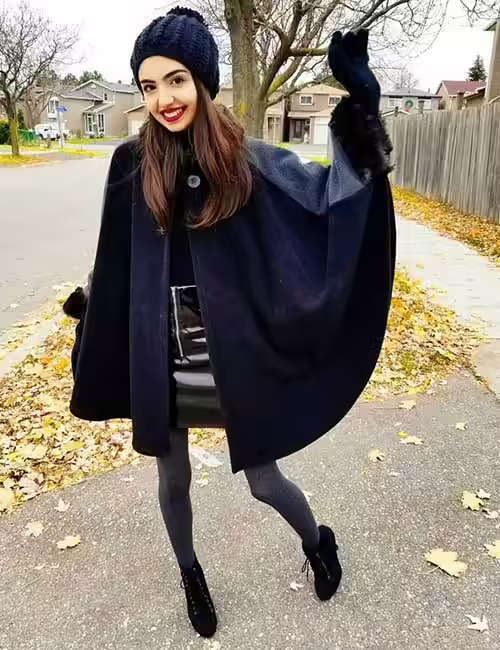 Faux Leather Jacket Poncho Style How To Wear A Leather Jacket - Faux Leather Jacket Poncho Style
