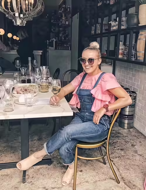 Denim Overalls With Pink Ruffle Top Overall Outfit Ideas - Denim Overalls With Pink Ruffle Top