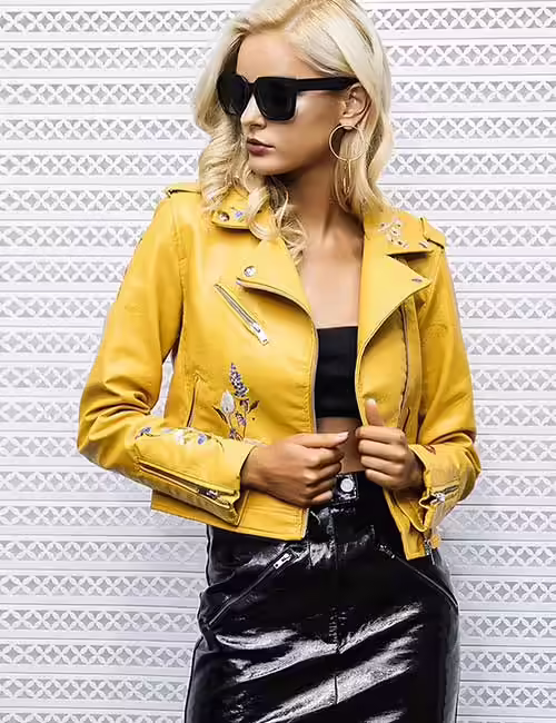 Yellow Leather Jacket How To Wear A Leather Jacket - Yellow Leather Jacket