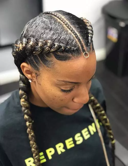 Feed-in braids