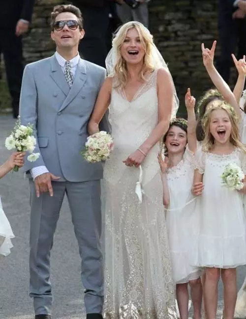 Best Celebrity Wedding Dresses - Kate Moss