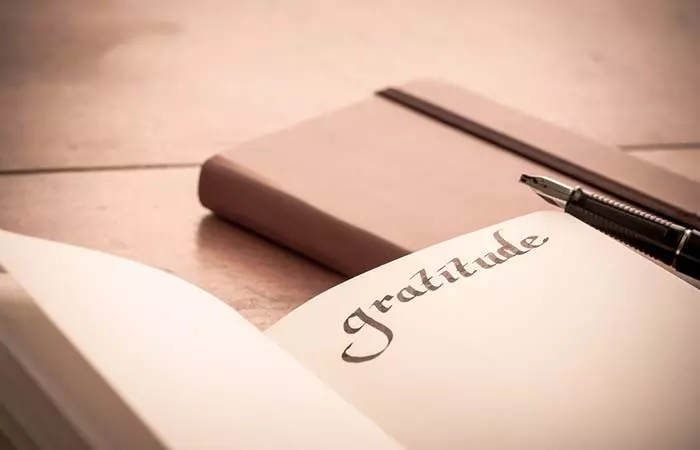 Keep A Gratitude Book