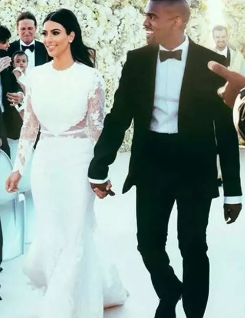 Best Celebrity Wedding Dresses - Kim Kardashian