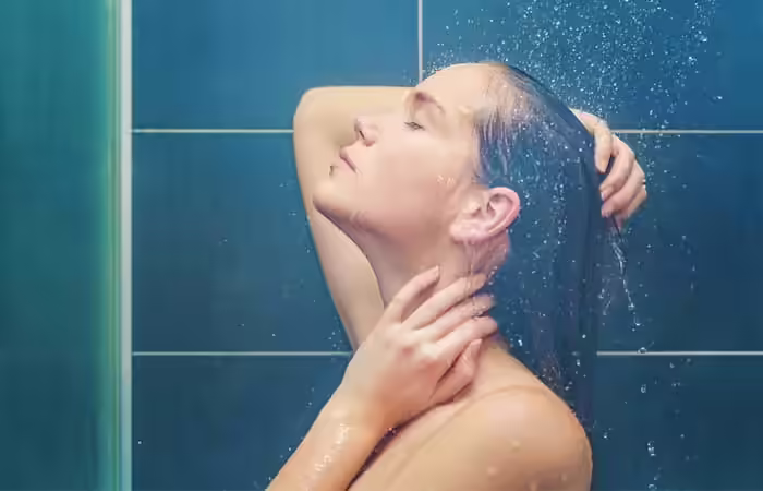 Taking A Hot Shower