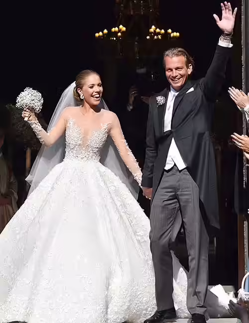 Victoria Swarovski Best Celebrity Wedding Dresses - Victoria Swarovski