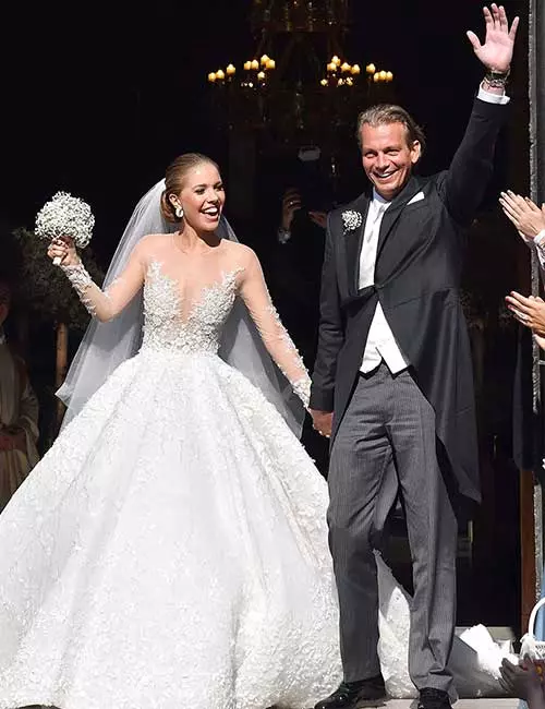 Best Celebrity Wedding Dresses - Victoria Swarovski