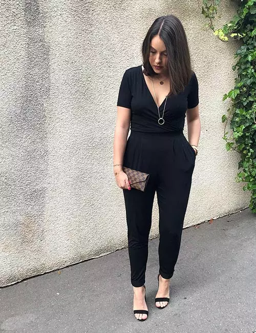 Jumpsuit For All Sizes - All Black Outfits