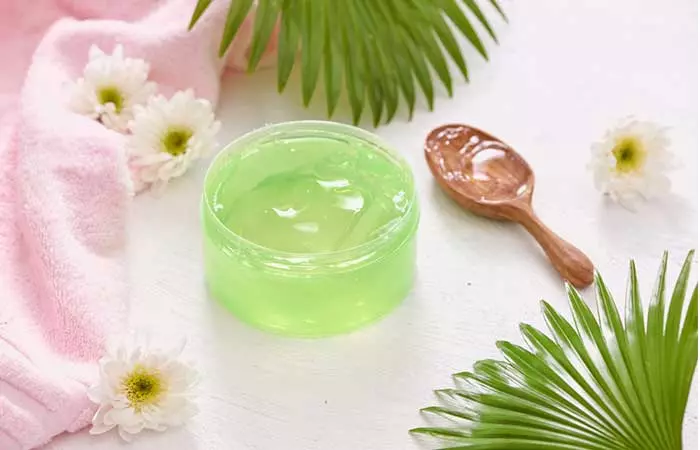 A Simple Mixture Of Aloe Vera Gel And Olive Oil