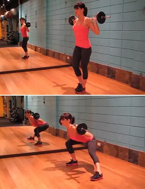 Barbell Side Lunge