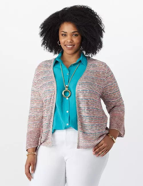 Best Plus Size Cardigans - Bell Sleeves Sweater Style Cardigan