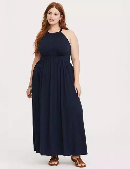 Halter Neck Maxi Dress