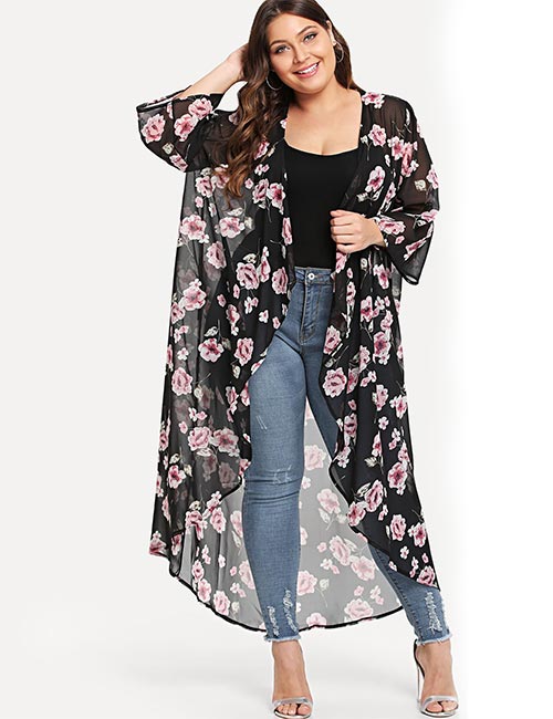 Plus Size Floral Cardigan Best Plus Size Cardigans - Plus Size Floral Cardigan