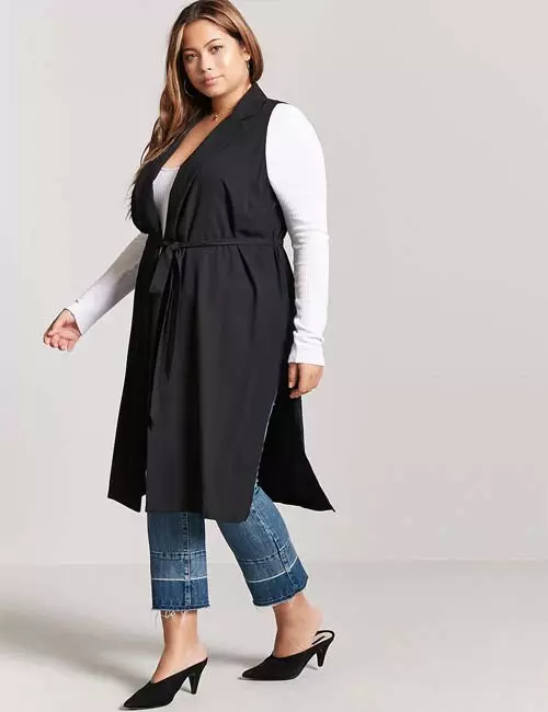 Best Plus Size Cardigans - Plus Size Sleeveless Cardigan