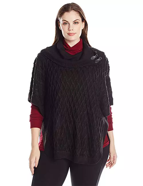 Best Plus Size Cardigans - Turtleneck Sweater Style Cardigan