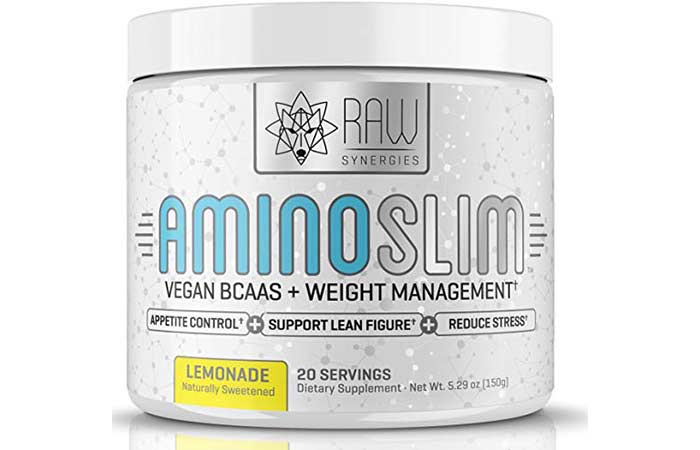 10. AMINO SLIM - Slimming BCAA Weight Loss Drink For Women, Vegan Amino Acids & L-Glutamine Powder for Post Workout Recovery & Fat Burning