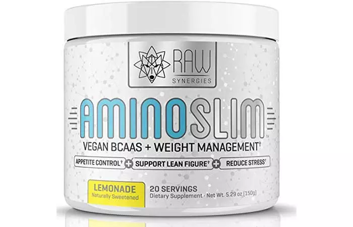 10. AMINO SLIM - Slimming BCAA Weight Loss Drink For Women, Vegan Amino Acids & L-Glutamine Powder for Post Workout Recovery & Fat Burning