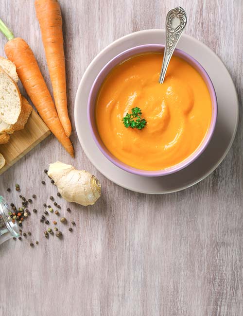 10. Vegan Curried Carrot And Ginger Soup