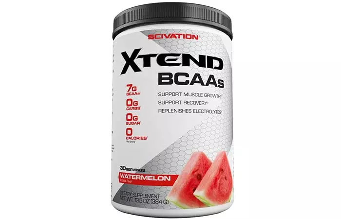 4. Scivation Xtend BCAA Powder, Branched Chain Amino Acids, BCAAs, Watermelon