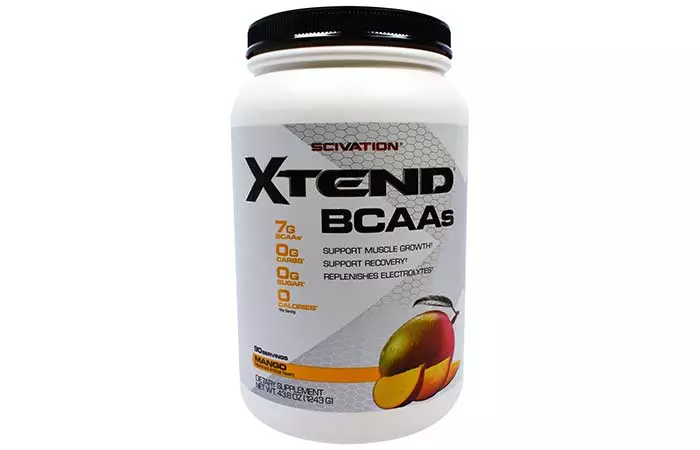  7. Scivation Xtend BCAA Powder, Branched Chain Amino Acids, BCAAs, Mango