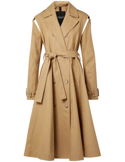 Belted Trench Coat From Calvin Klein