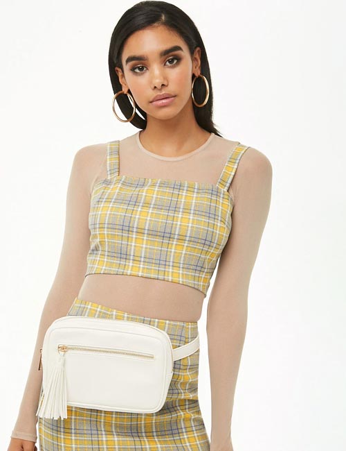 Forever 21 Faux Leather Fanny Pack Forever 21 Faux Leather Fanny Pack - Fanny Packs