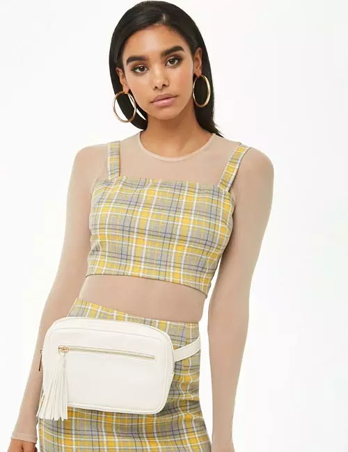 Forever 21 Faux Leather Fanny Pack - Fanny Packs