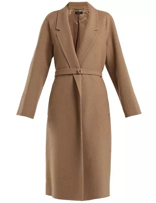 Joseph Solferino Camel Hair Belted Coat