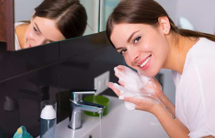 1. Frequently Washing Your Face