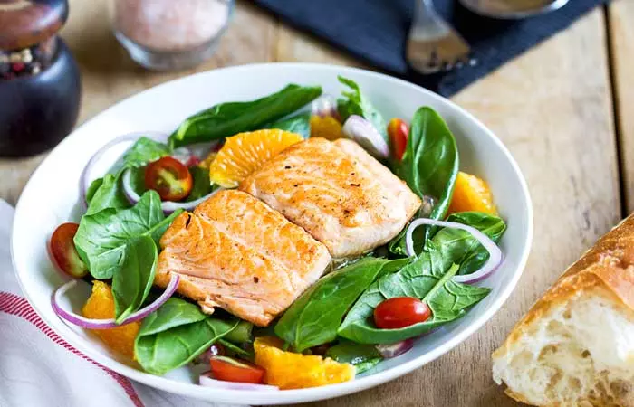 3.-Grilled-Fish-And-Spinach-Salad-For-Dinner