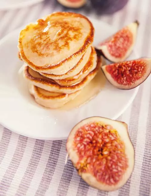 7. Vegan Figs And Banana Pancake