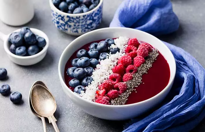 Coconut And Chia Acai Bowl