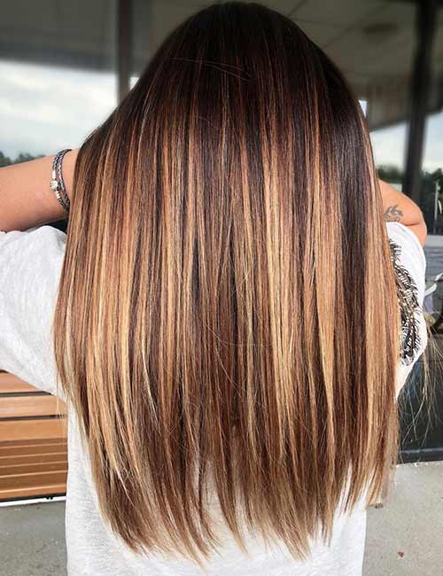 Brown To Blonde Balayage