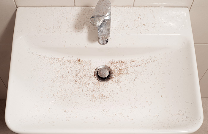 He Leaves Beard Hair All Over The Sink He Leaves Beard Hair All Over The Sink
