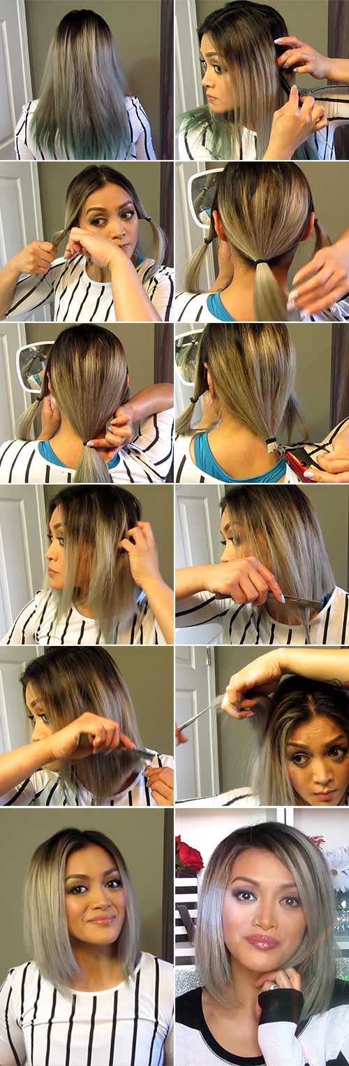 How To Cut Your Hair In An A-line Bob