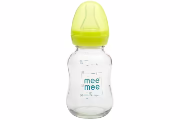 Mee Mee Premium Glass Feeding Bottle Mee Mee Premium Glass Feeding Bottle