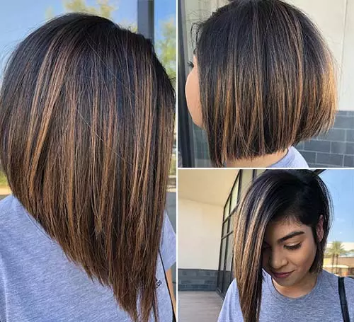 Ombre A-line Bob