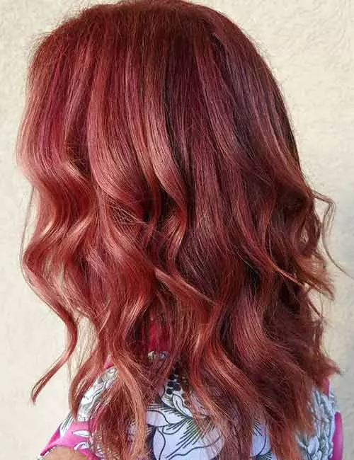 Raspberry Auburn Hair