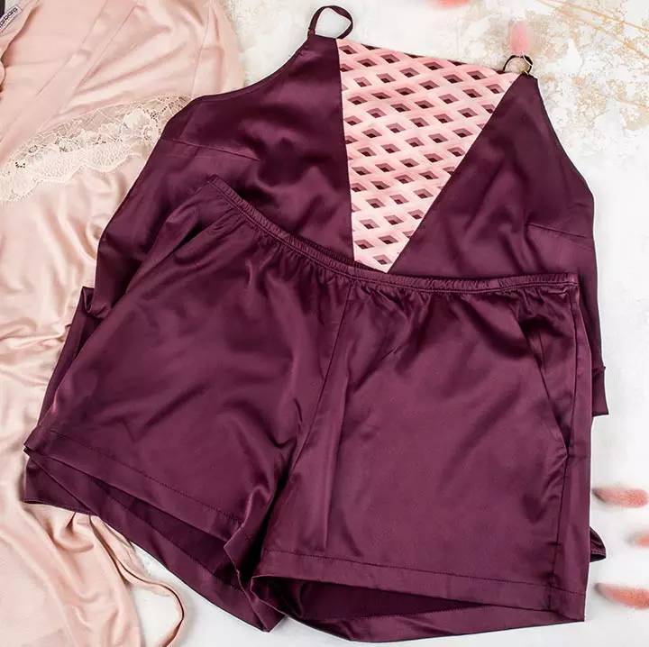 Silk pajama set