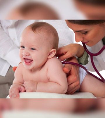 The Nurse Puts A Stethoscope On This Cutie, Watch Him Innocently Steal Everyone