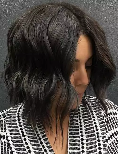 Wavy A-line Bob