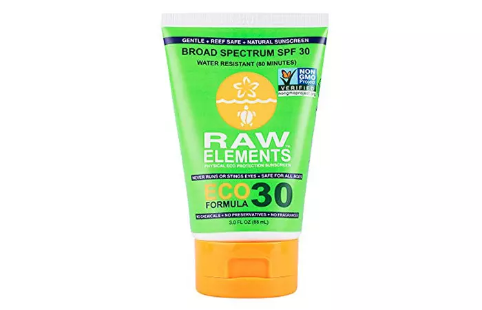 Raw Elements Physical Eco Protection Sunscreen - Best Reef-Safe Sunscreens