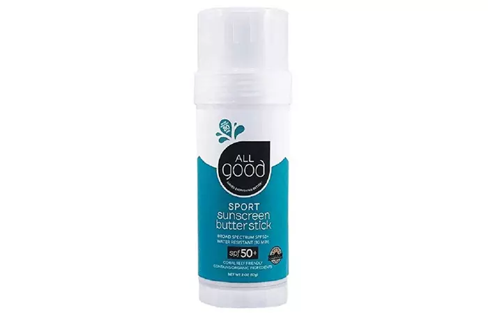 All Good Organic Sunscreen Butter Stick - Best Reef-Safe Sunscreens