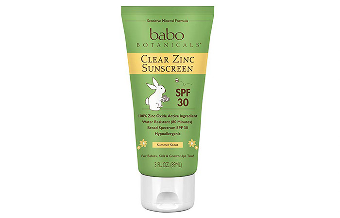 Babo Botanicals SPF 30 Clear Zinc Lotion Babo Botanicals SPF 30 Clear Zinc Lotion - Best Reef-Safe Sunscreens