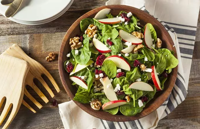 Apple Walnut Tofu Salad