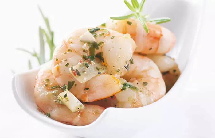 Butter-tossed Garlic Shrimp