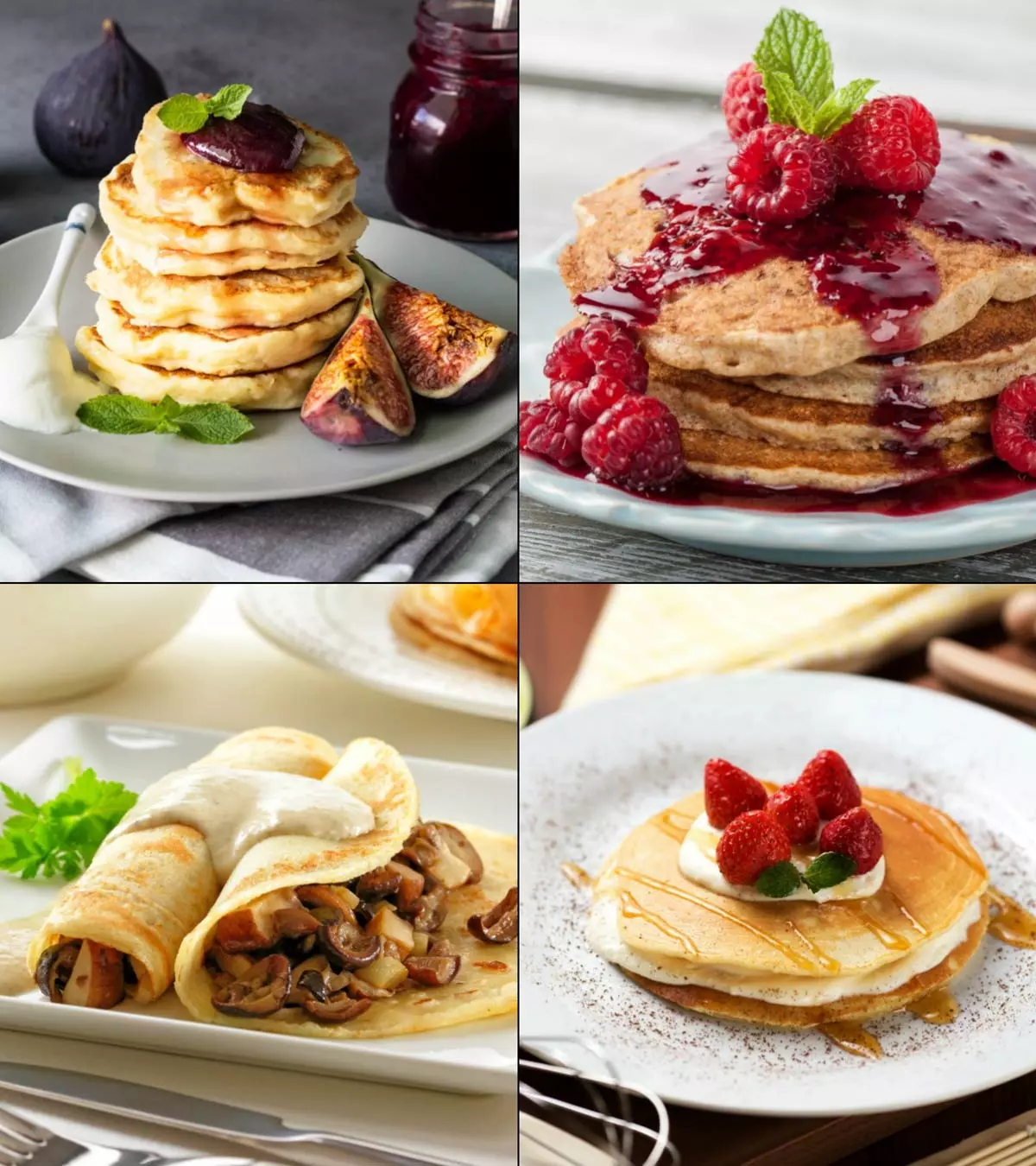 Colorful and flavorful pancake dishes that children of all age groups will relish.