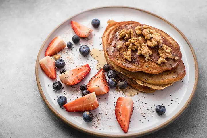 Chia seed pancake recipe for kids