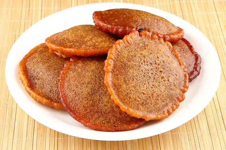 Eggless jaggery pancake recipe for kids